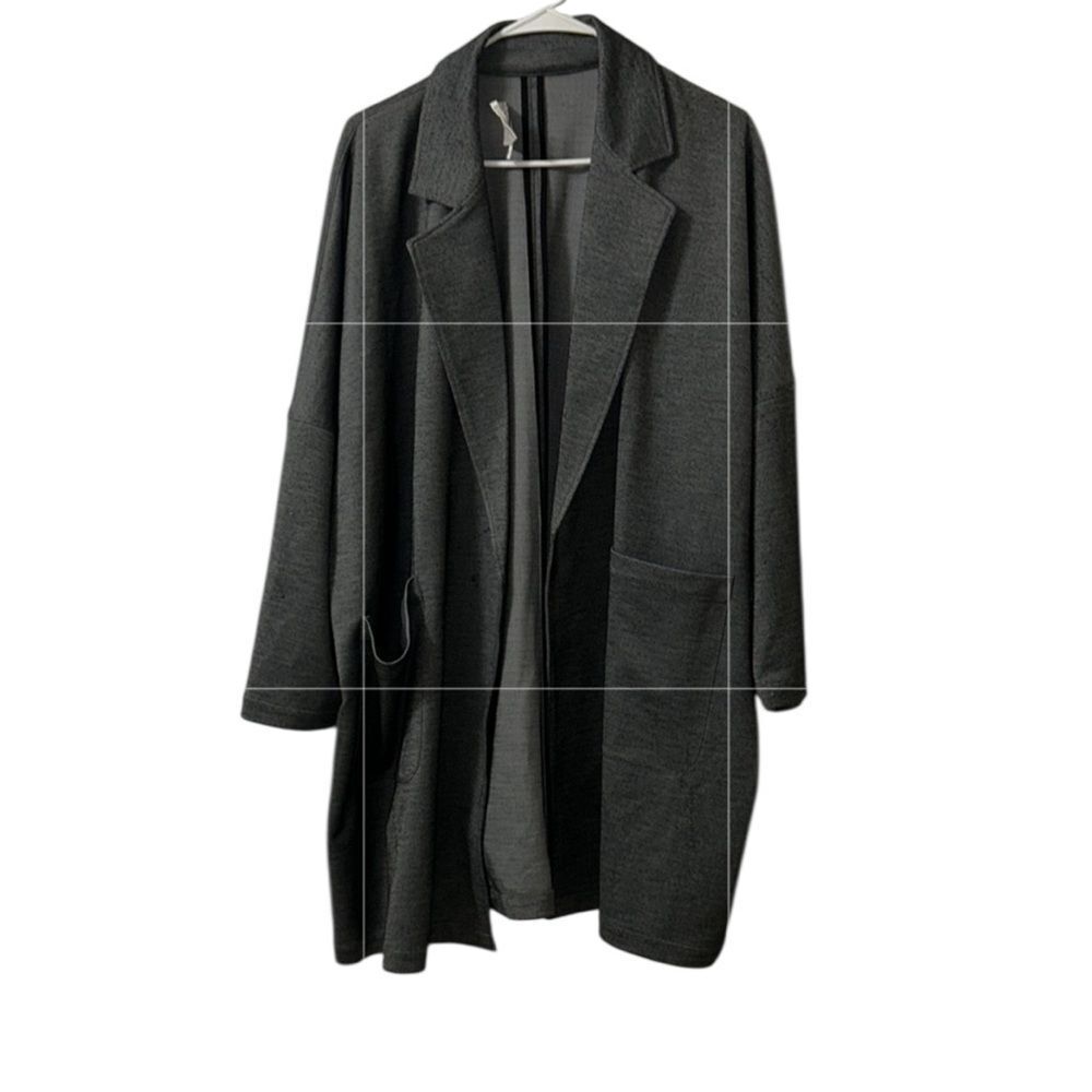 Grey Lab Gray Open Front Oversized Blazer Jacket(… - image 4